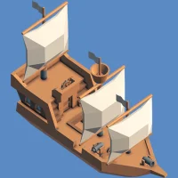 Surrounded Ship